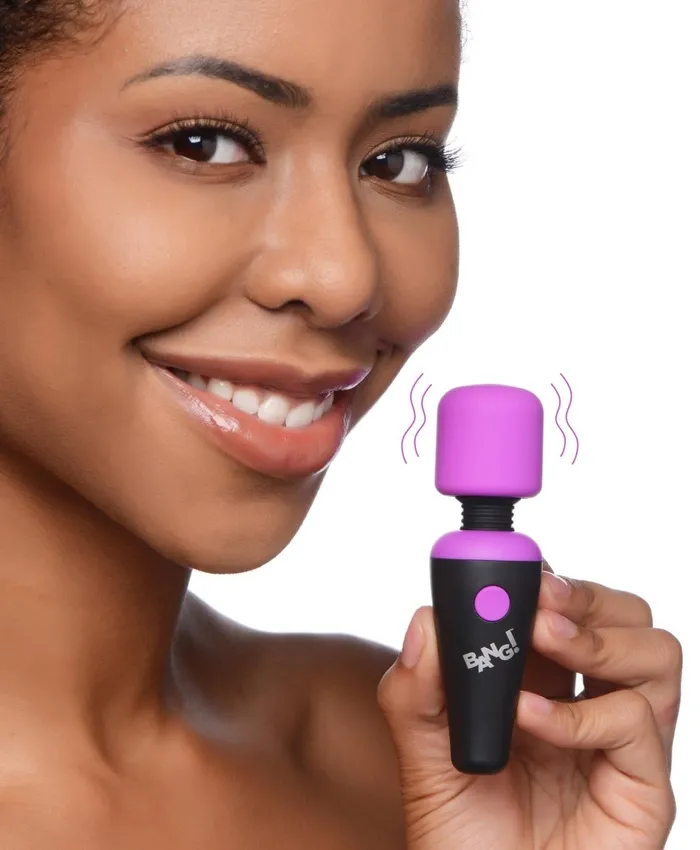 Bang 10x Vibrating Mini Silicone Wand XR Brands Bang Female Sex Toys Bang 10x Vibrating Mini Silicone Wand XR Brands Bang Female Sex Toys