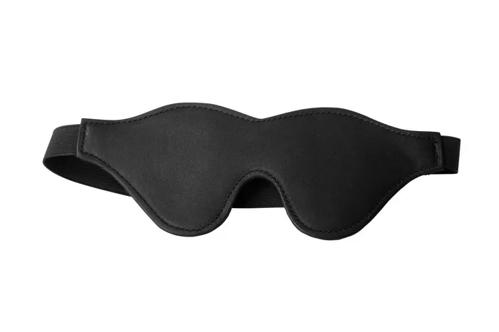 Black Fleece Lined Blindfold XR Brands Strict Anal Black Fleece Lined Blindfold XR Brands Strict Anal