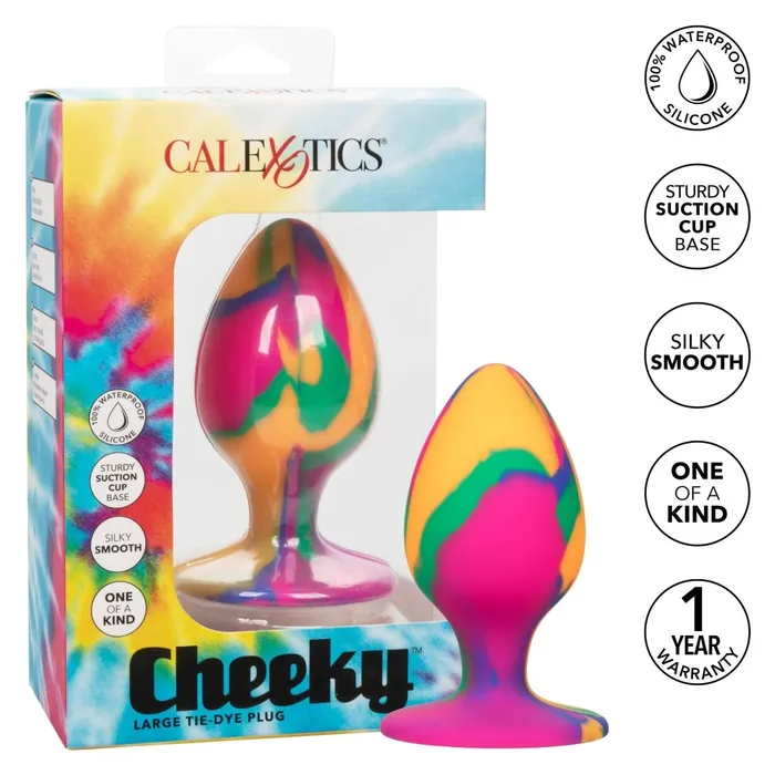 CalExotics Anal Cheeky Large TieDye Plug
