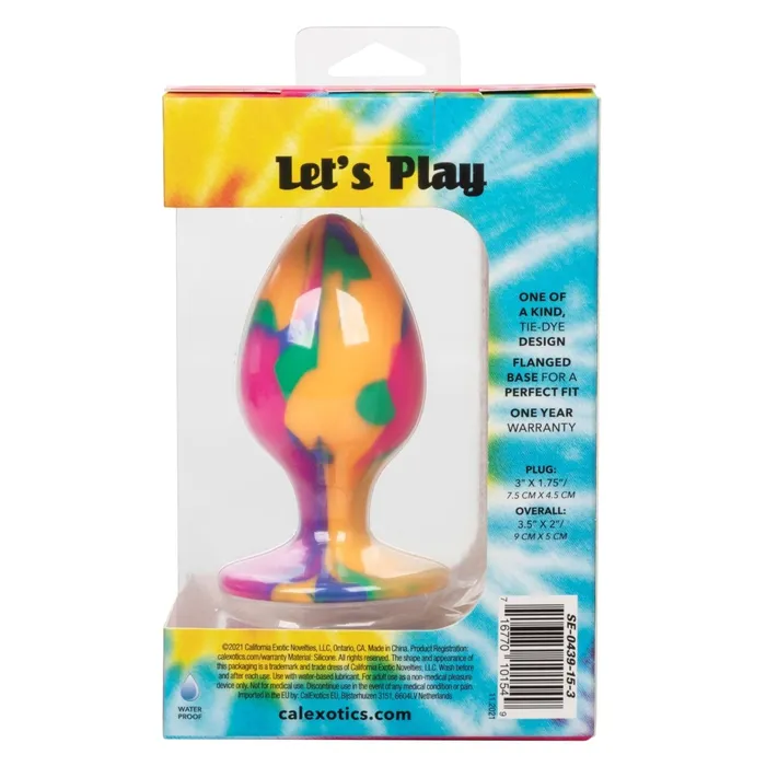 CalExotics Anal Cheeky Large TieDye Plug