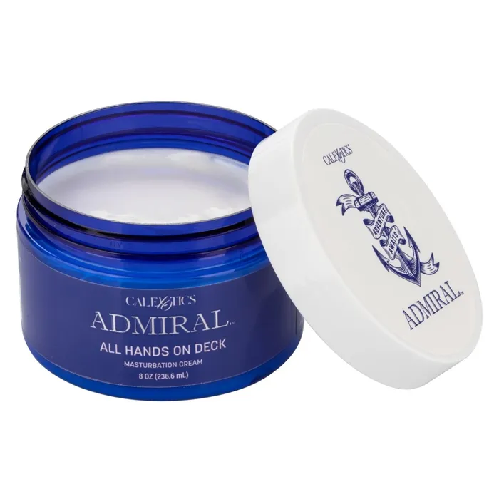 CalExotics Female Sex Toys Admiral All Hands on Deck Masturbation Cream 8 Oz CalExotics Female Sex Toys Admiral All Hands on Deck Masturbation Cream 8 Oz