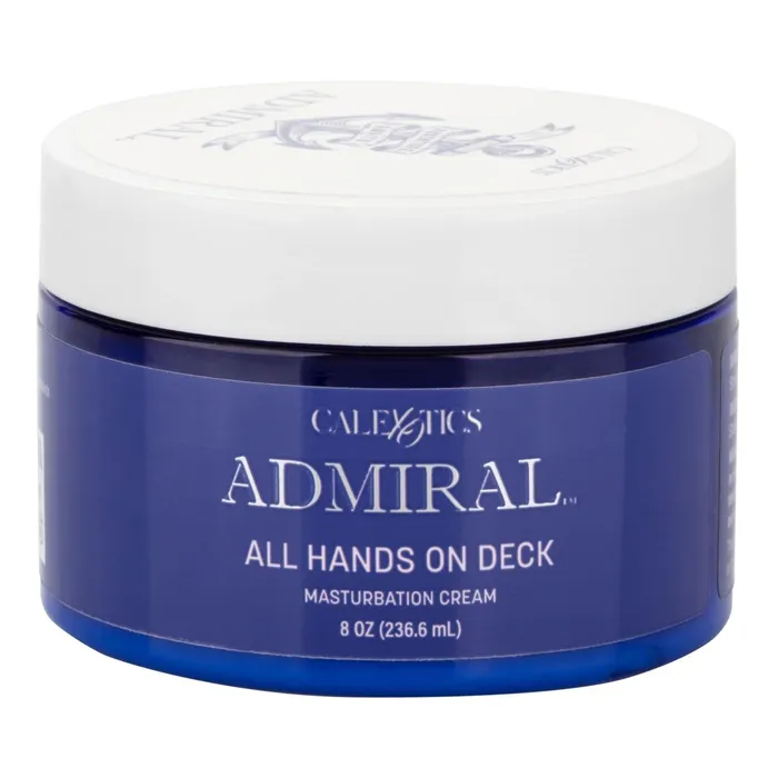 CalExotics Female Sex Toys Admiral All Hands on Deck Masturbation Cream 8 Oz CalExotics Female Sex Toys Admiral All Hands on Deck Masturbation Cream 8 Oz