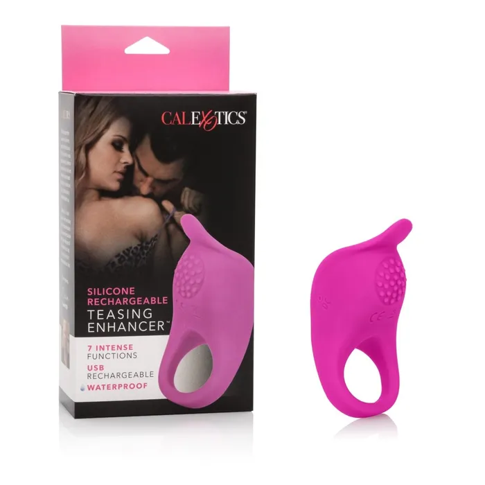 CalExotics Silicone Rechargeable Teasing Enhancer Female Sex Toys