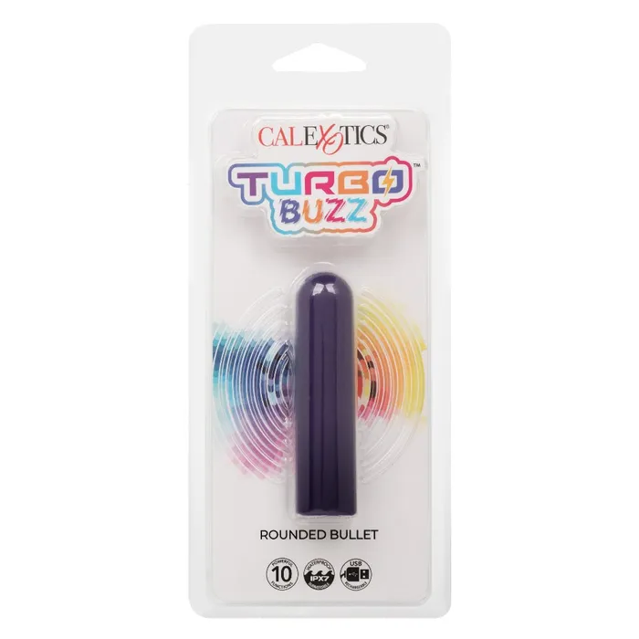 CalExotics Vibrators Turbo Buzz Rounded Bullet Purple
