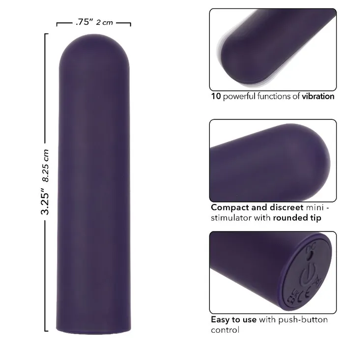CalExotics Vibrators Turbo Buzz Rounded Bullet Purple CalExotics Vibrators Turbo Buzz Rounded Bullet Purple