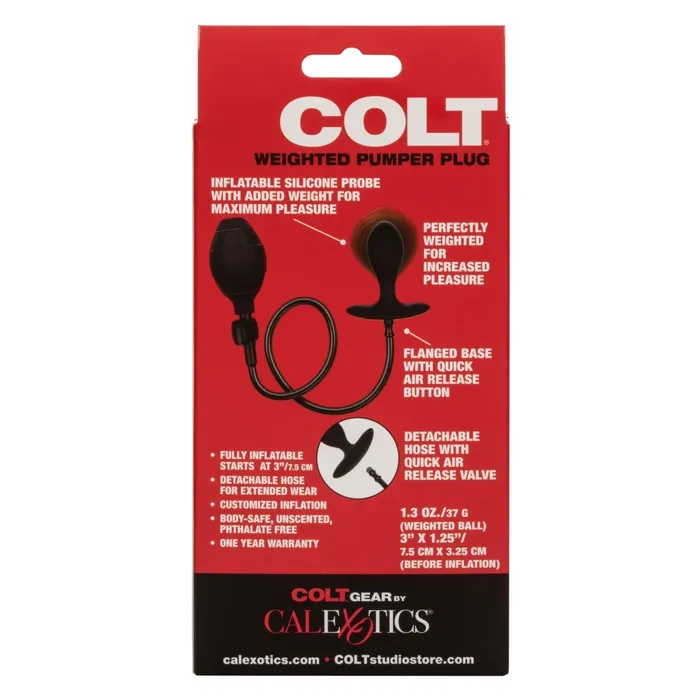 Colt Weighted Pumper Plug CalExotics Anal Colt Weighted Pumper Plug CalExotics Anal