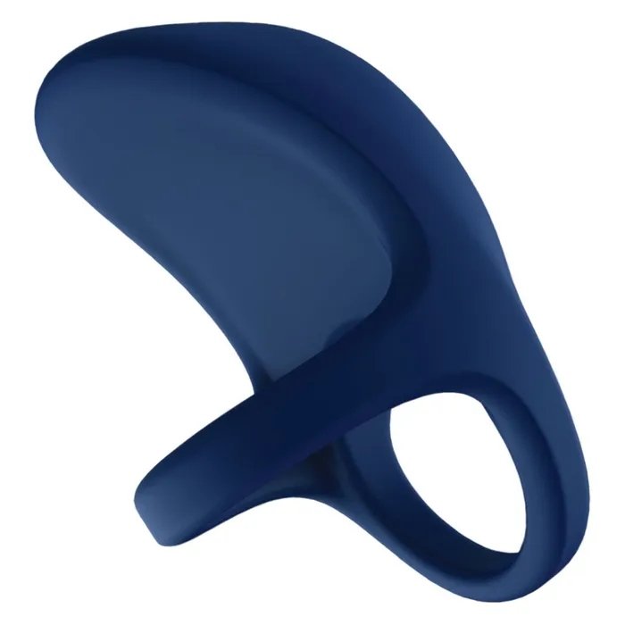 Couples ID Lubricants Dual Passion Remote Control Vibrating Couples Ring Blue