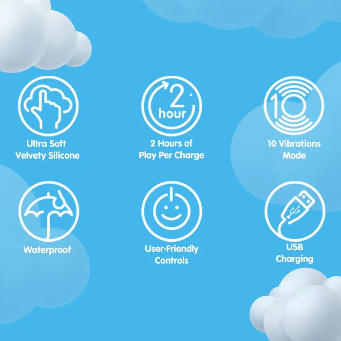 Creative Conceptions Skins Vibrators Skins Touch the Pebble Blue Creative Conceptions Skins Vibrators Skins Touch the Pebble Blue