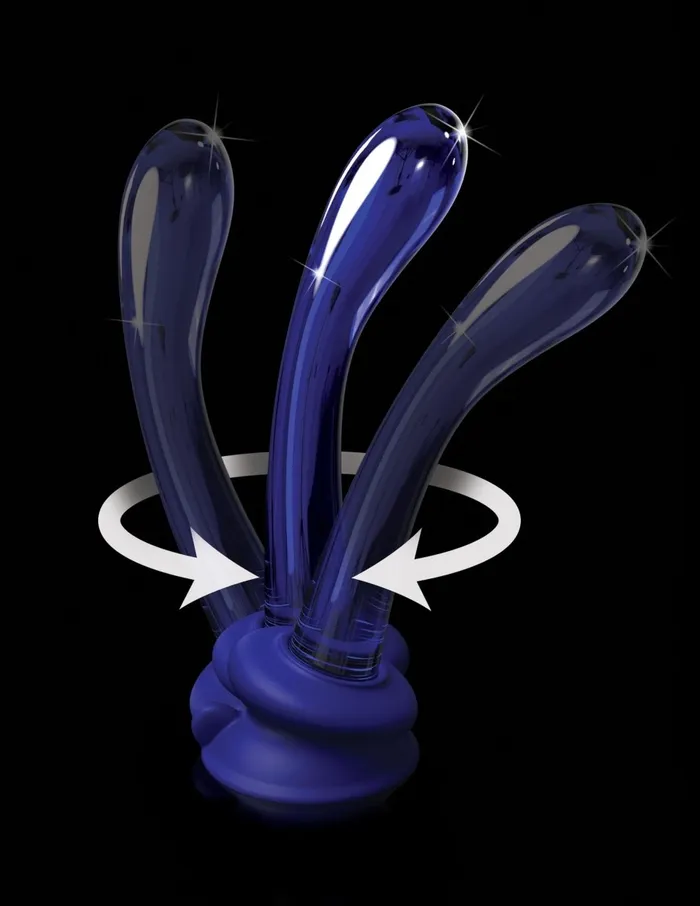 Dildos Pipedream Icicles No 89 With Silicone Suction Cup Purple Dildos Pipedream Icicles No 89 With Silicone Suction Cup Purple