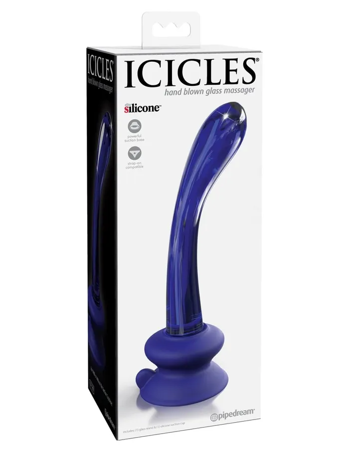 Dildos Pipedream Icicles No 89 With Silicone Suction Cup Purple Dildos Pipedream Icicles No 89 With Silicone Suction Cup Purple