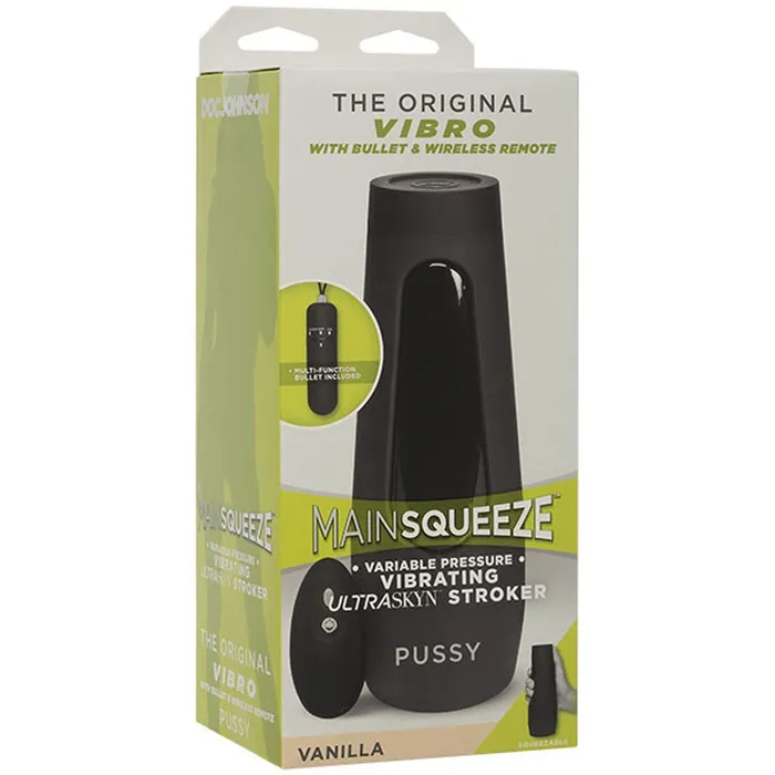 Doc Johnson Main Squeeze the Original Vibro Pussy Male Sex Toys