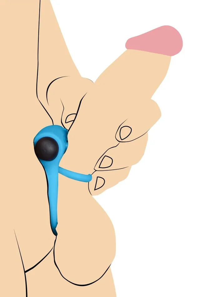 Female Sex Toys XR Brands Bang Bang Silicone Cockring and Bullet With Remote Control Blue Female Sex Toys XR Brands Bang Bang Silicone Cockring and Bullet With Remote Control Blue