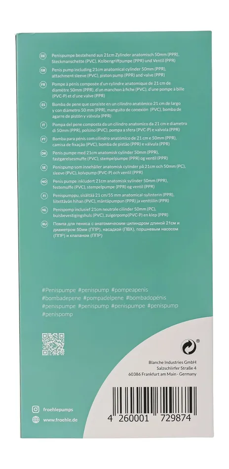 Frohle Male Sex Toys Wholesale Frohle Anatomical Penis Pump Slim Fit Professional Translucent PP010 Cock Shape Pumping Cylinder Made in Germany Frohle Male Sex Toys Wholesale Frohle Anatomical Penis Pump Slim Fit Professional Translucent PP010 Cock Shape Pumping Cylinder Made in Germany