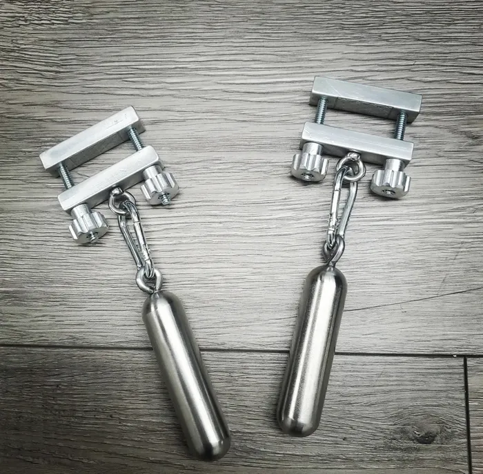 Hanging Weights for Ball Stretching Nipple Clamp Penis Lengthening in Stainless Steel Ballisticmetal Male Sex Toys