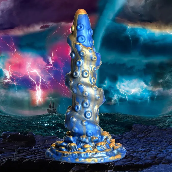 Lord Kraken Tentacled Silicone Dildo Blue XR Brands Creature Cocks Dildos Lord Kraken Tentacled Silicone Dildo Blue XR Brands Creature Cocks Dildos