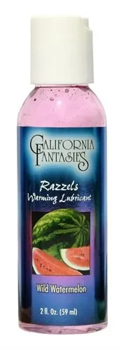 Lubricants California Fantasies Razzels Warming Lubricant Wild Watermelon 2 Oz Bottle Lubricants California Fantasies Razzels Warming Lubricant Wild Watermelon 2 Oz Bottle