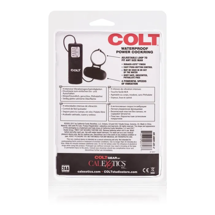 Male Sex Toys CalExotics Colt Wp Power Cockring