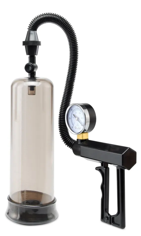 Male Sex Toys Pump Worx PistolGrip Power Pump Black Pipedream