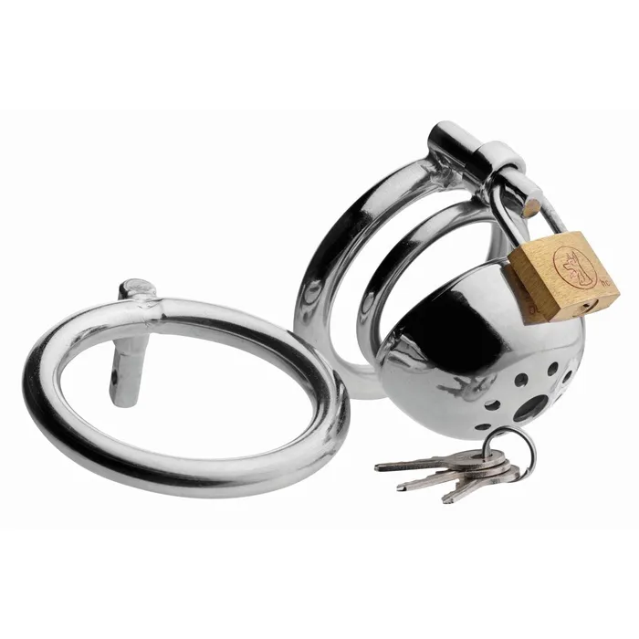 Master Series Solitary Extreme Confinement Cage XR Brands Master Series Male Sex Toys Master Series Solitary Extreme Confinement Cage XR Brands Master Series Male Sex Toys