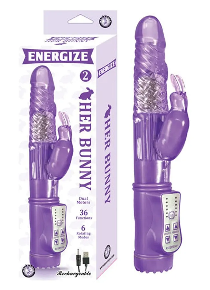 Nasstoys Vibrators Energize Her Bunny 2 Purple