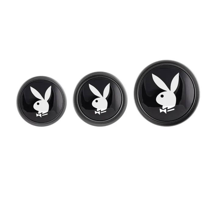 Playboy Pleasure 3 Ways Butt Plug Hematite Anal Playboy Pleasure 3 Ways Butt Plug Hematite Anal