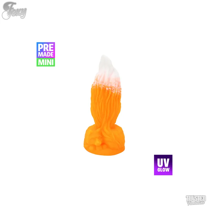 Premade Mini Foxy the Fox Fantasy Dildo Medium Suction Cup UV Twisted Fantasies Female Sex Toys Premade Mini Foxy the Fox Fantasy Dildo Medium Suction Cup UV Twisted Fantasies Female Sex Toys