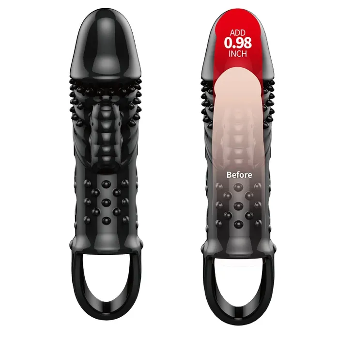 Pretty Love Vibrators Pretty Love Penis Sleeve Cecelia Black Pretty Love Vibrators Pretty Love Penis Sleeve Cecelia Black