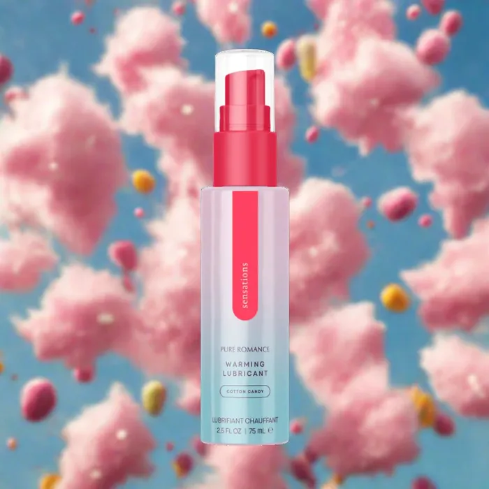 Pure Romance by Valerie Sexual Health Wellbeing Sensations Warming Lubricant Cotton Candy