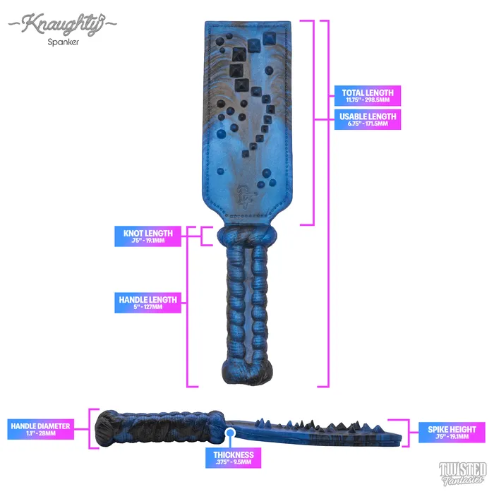 Twisted Fantasies Dildos Premade Knaughty Spanker the Spanking Paddle