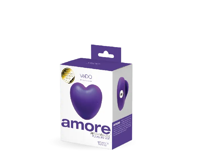VeDO Vibrators Amore Rechargeable Pleasure Vibe Purple