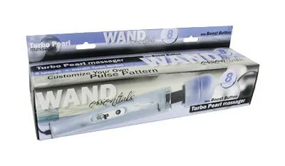 Vibrators 8 Speed Turbo Pearl Massager 110v XR Brands Wand Essentials