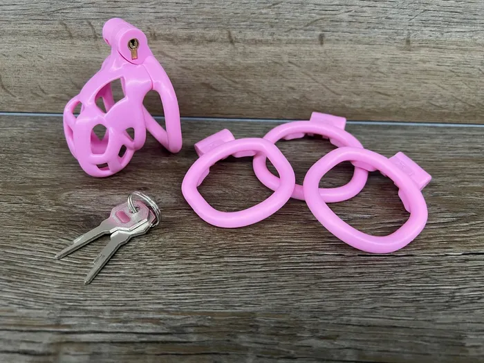 Wholesale The Pink Sissy Chastity Cock Cage CBT Cuckold CBT Cock Ball BDSM Chastity Cage Belt 3D Printed Ballisticmetal Male Sex Toys Wholesale The Pink Sissy Chastity Cock Cage CBT Cuckold CBT Cock Ball BDSM Chastity Cage Belt 3D Printed Ballisticmetal Male Sex Toys