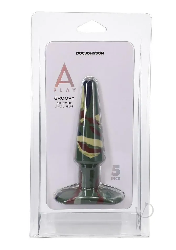Aplay Groovy Anal Plug 5 Green APlay Anal