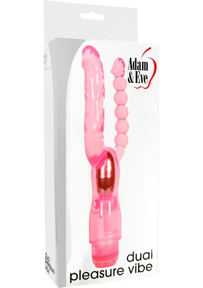 Aande Dual Pleasure Vibe Pink Adam and Eve Vibrators