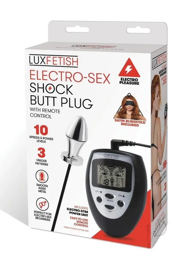 Anal Lux Fetish Lux F Electro Sex Shock Plug Remote