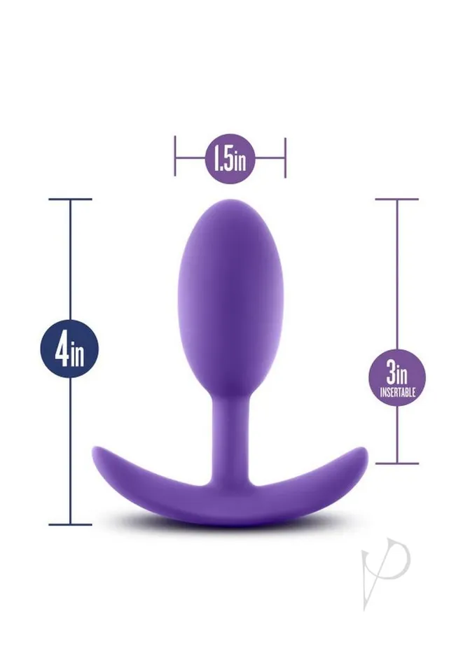 Anal Luxe Luxe Wearable Vibra Slim Plug Med Purp Anal Luxe Luxe Wearable Vibra Slim Plug Med Purp