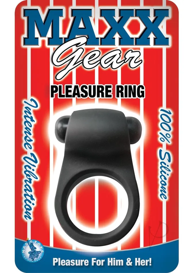 Anal Maxx Gear Pleasure Ring Black Maxx Gear