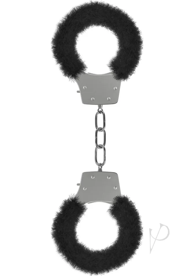Anal Ouch Ouch Pleasure Handcuffs Furry Black Anal Ouch Ouch Pleasure Handcuffs Furry Black