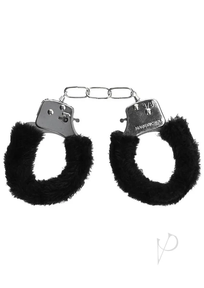 Anal Ouch Ouch Pleasure Handcuffs Furry Black Anal Ouch Ouch Pleasure Handcuffs Furry Black