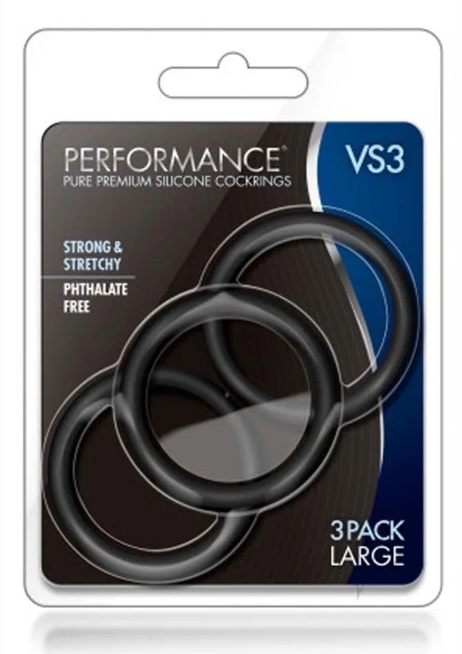 Anal Performance Vs3 Cockring Large Black Performance