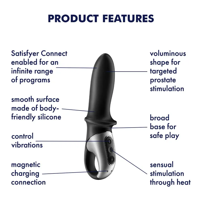 Anal Satisfyer Heat Climax Black Xandebay