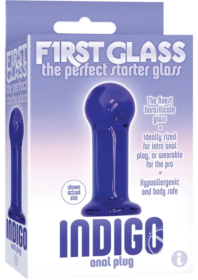 Anal THE 9S First Glass Indigo Anal Plug