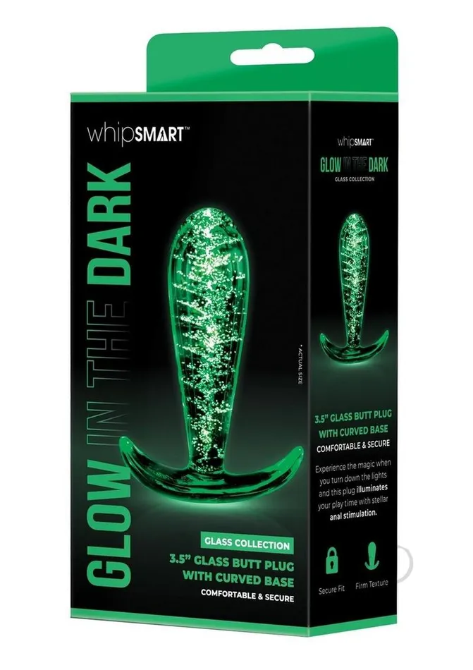 Anal Whipsmart Glass Plug Curve Base 35 Whipsmart