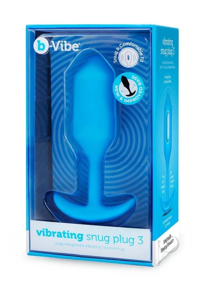 bVibe Anal Bvibe Vibrate Snug Plug Lg Blue