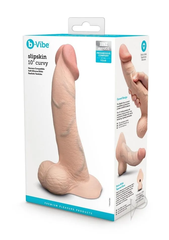 Bvibe Slipskin Dildo Curve 10 Crm Bvibe Vibrators
