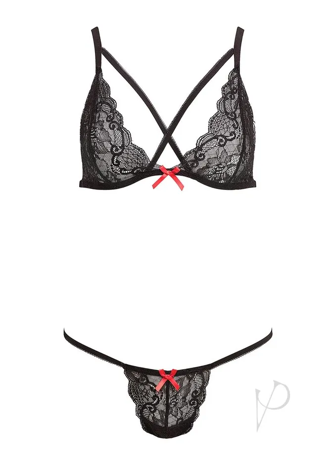 Barely B X Strap Bralette Set Black Barely Bare Anal Barely B X Strap Bralette Set Black Barely Bare Anal