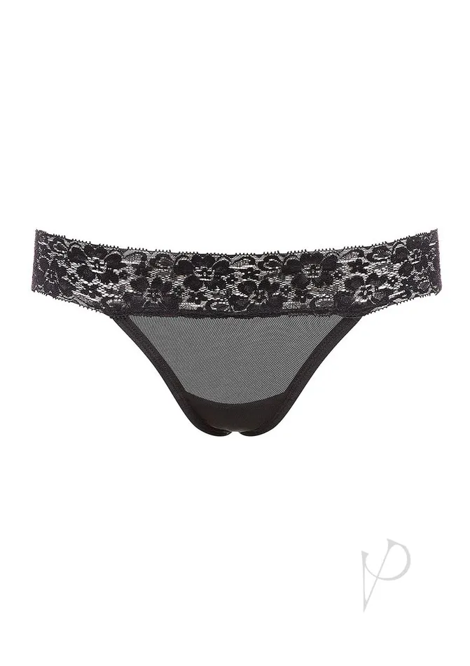 Barely Bare Anal Barely B Strappy Butt Panty Black Barely Bare Anal Barely B Strappy Butt Panty Black