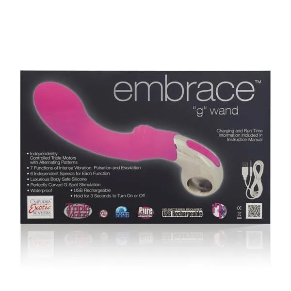 California Exotics Embrace Silicone GWand Vibe Vibrators