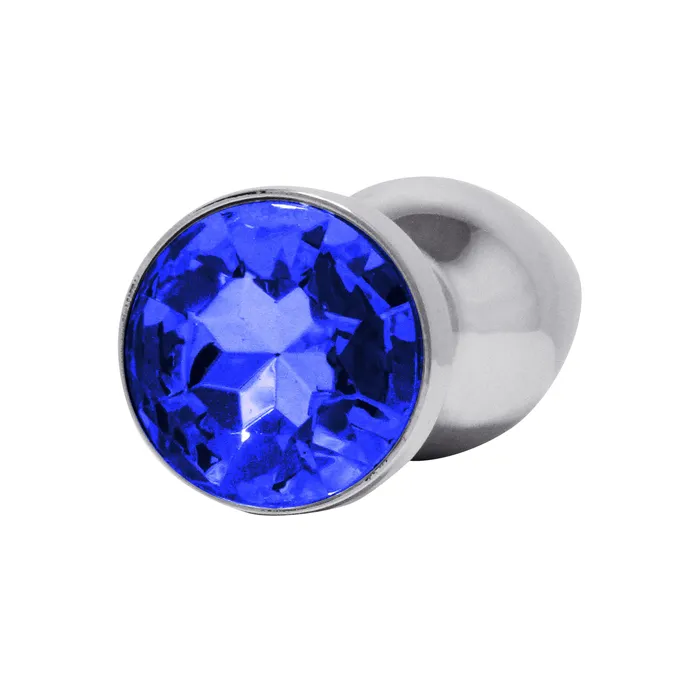 Castle Megastore Anal Fetish Pleasure Play Small Anal Plug wBlue Jewel