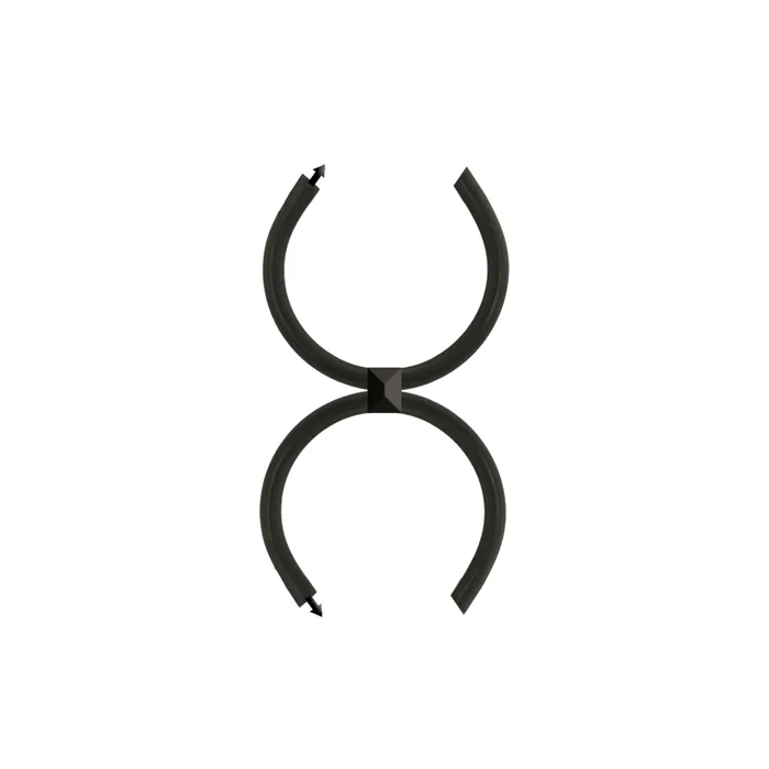 Castle Megastore Connecto Easy release Double Cock Ring Set Male Sex Toys